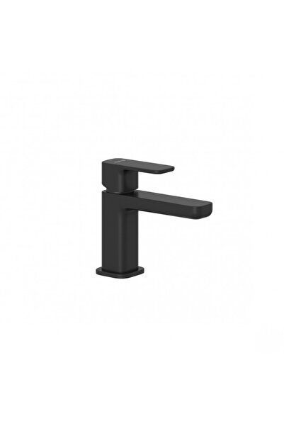 Kludi Baterie lavoar Kludi, Renon 85, cu ventil click-clack, negru mat