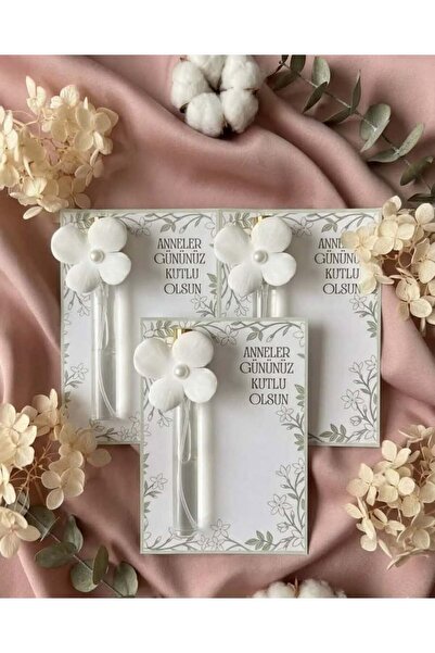 Candles Flame Anneler Günü Hediyesi Sprey Cam Şişe Kolonya – Çiçekli Tasarım