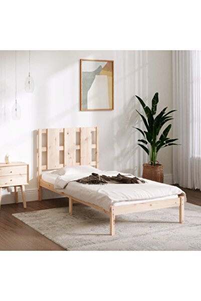 Concept Σκελετός Μονό κρεβατιού 3FT, 90x190 cm, μασίφ ξύλο