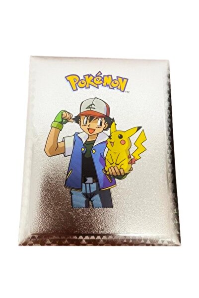 OEM Shiny silver set of 10 Pokemon cards, the beloved heroes with super powers