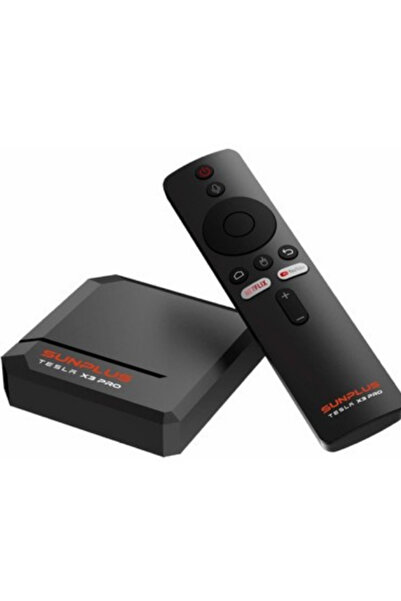 Astakos Tesla X3 Pro 4K Android TV Box Android 10 Bluetooth Kumandalı Sesli K...