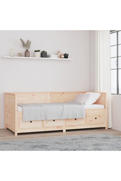 Concept Pat de zi, 80x200 cm, lemn masiv de pin