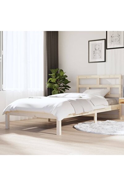 Concept Cadru de pat, 100x200 cm, lemn masiv de pin