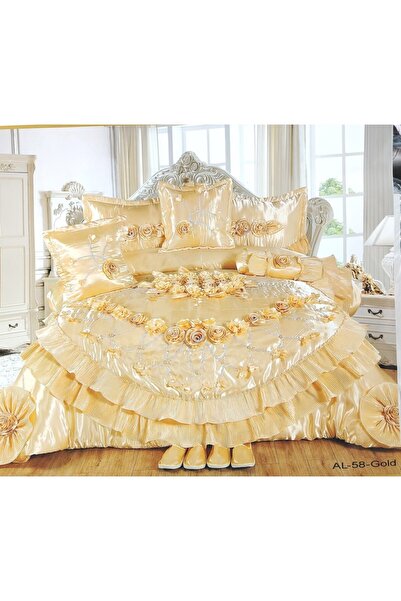 LORE Luxurious royal bridal Duvet , elegant satin, 11 pieces ✨ for two people
