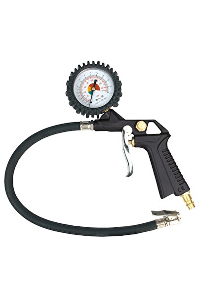 COBI SMART® Pompă de umflare cu manometru, 63mm, Negru, Roșu, Poliester