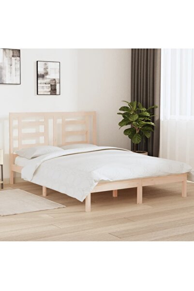 Concept Σκελετός κρεβατιού 1,5 μέτρων Μεγάλο μέγεθος , 150x200 εκ., από μασίφ...