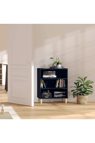 Concept Μπουφές, μαύρο, 57x35x70 cm, μοριοσανίδα