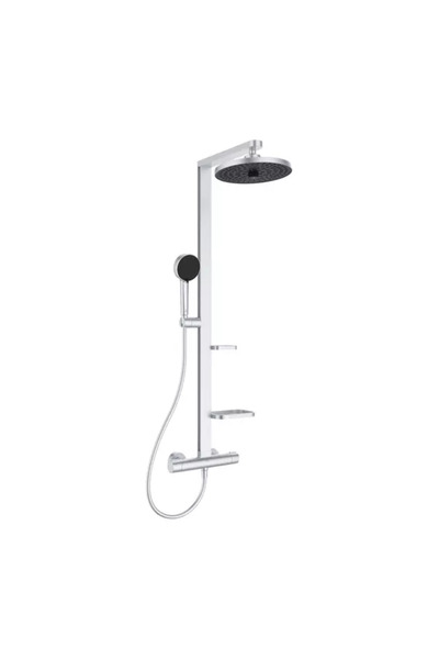 İdeal Standard Shower column with thermostatic mixer matt Alu+