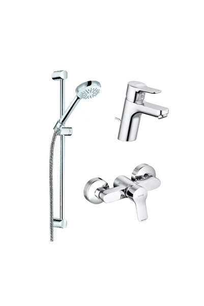 Kludi Set baterie lavoar baterie dus si set dus Pure&Easy crom