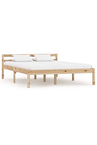 Concept Cadru de pat, 120 x 200 cm, lemn masiv de pin