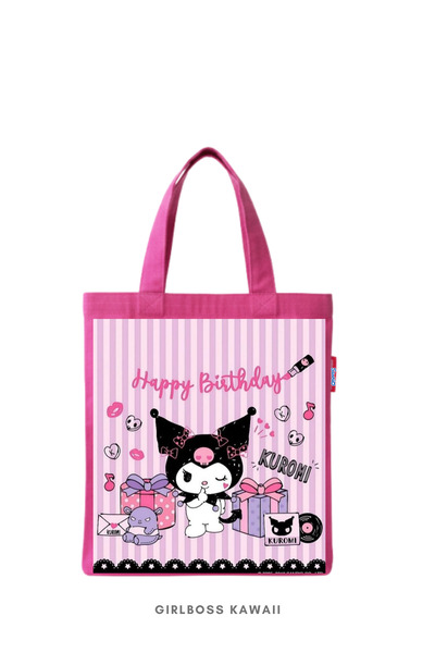 Girlboss Kawaii حقيبة كورومي الصغيرة لعيد الميلاد/الكمبيوتر اللوحي/الكتاب/حقي...