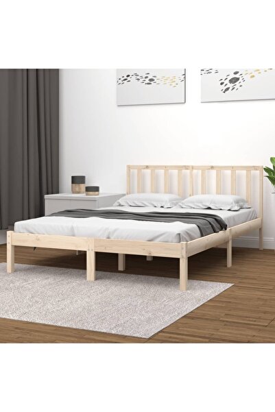 Concept Cadru de pat, 200x200 cm, lemn masiv de pin