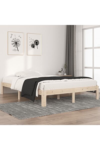 Concept Cadru de pat, 140x200 cm, lemn masiv de pin