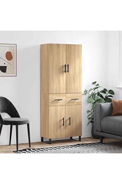 Concept Dulap înalt, stejar sonoma, 69,5x34x180 cm, lemn compozit