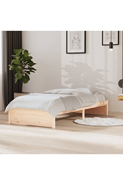 Concept Σκελετός Μονό κρεβατιού 3FT, 90x190 cm, μασίφ ξύλο