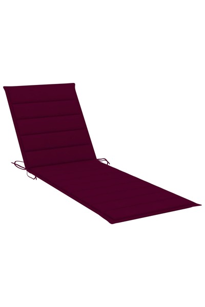 Concept Pernă de șezlong, roșu vin, 200x60x3 cm, material textil