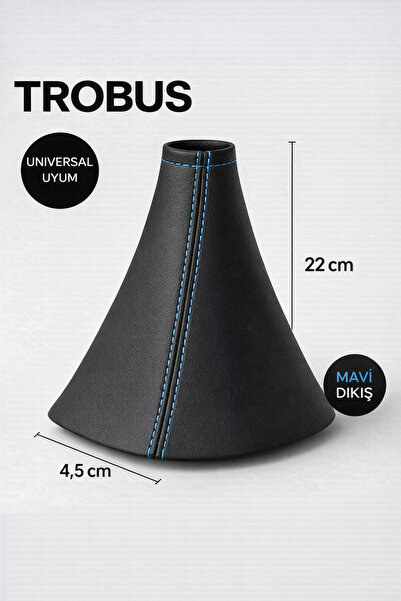 TROBUS Renault Megane (1–2–3–4) 1996-2022 Manual Gear Shift Boot Black Leathe...