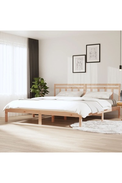 Concept Cadru de pat Super King 6FT, 180x200 cm, lemn masiv