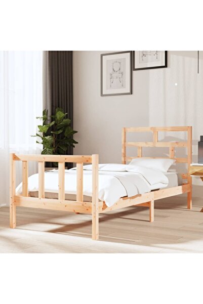 Concept Μονό κρεβάτι 3FT, 90x190 cm, μασίφ ξύλο πεύκου