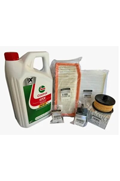 CASTROL Πακέτο γενικής επισκευής και αλλαγής λαδιών Dacia Logan 1.0 Tce, Φίλτ...