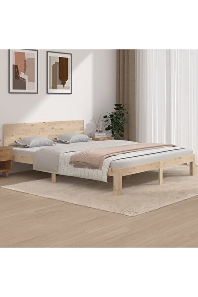 Concept Σκελετός κρεβατιού, 160x200 εκ., μασίφ ξύλο πεύκου