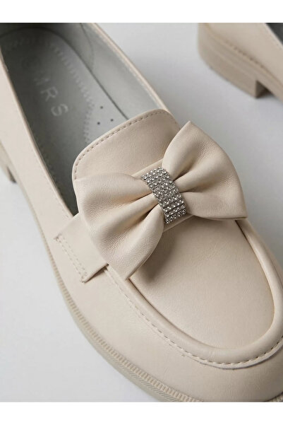 Zaira Pantofi fete bej din piele ecologica Alda #24615 - 31