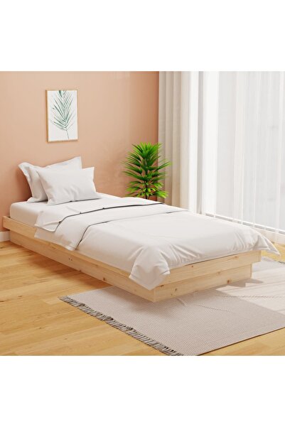 Concept Σκελετός κρεβατιού, 90x200 εκ., μασίφ ξύλο