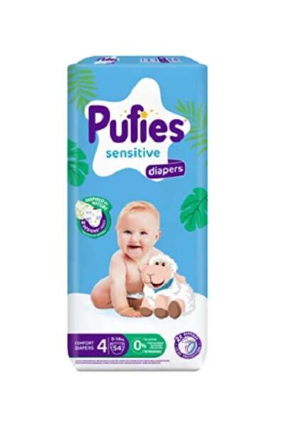 Pufies Fashion & Nature Diapers No.4 9-14kg 54pcs
