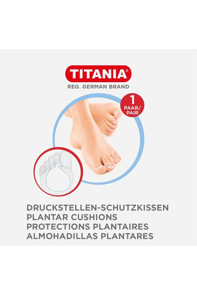 TİTANİA Pernite protectoare 5207 pentru bolta plantara 1 pereche
