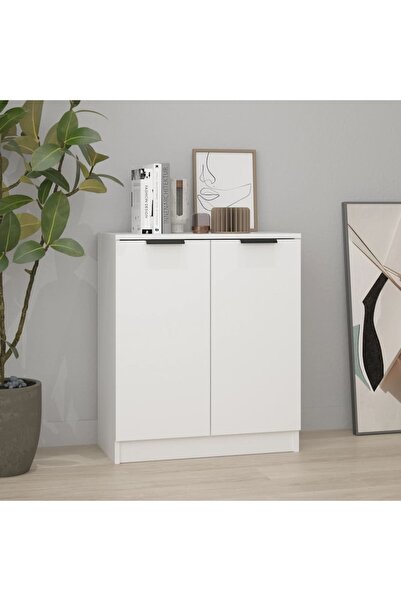 Concept Μπουφές, λευκό, 60x30x70 cm, επεξεργασμένο ξύλο