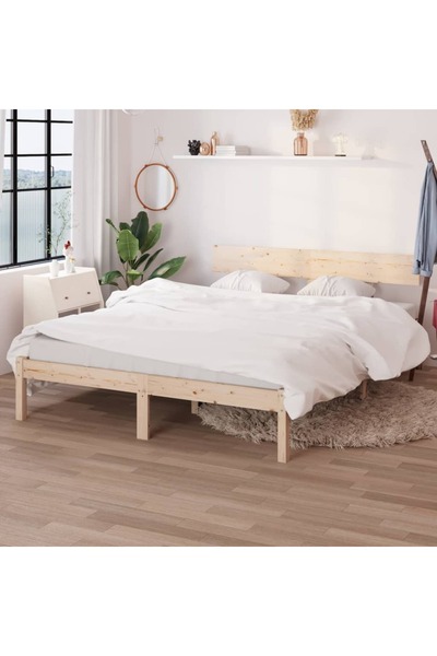 Concept Cadru de pat, 120x200 cm, lemn masiv de pin