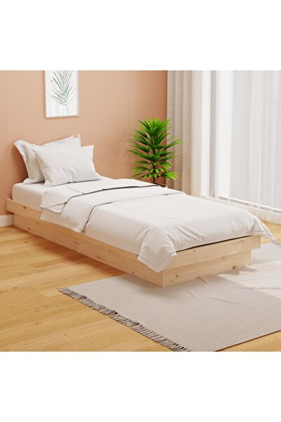 Concept Μικρό σκελετό κρεβατιού Μονό 2FT6, 75x190 εκ., μασίφ ξύλο