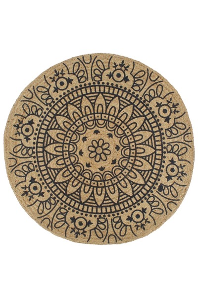 Concept Χειροποίητο Χαλί με Με τύπωμα , 120 εκ., Γιούτα