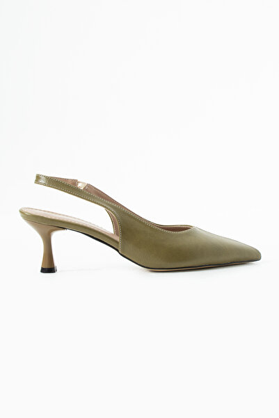 DESPİNA حذاء CARİSO نسائي باللون الأخضر الفاتح T حذاء بكعب - حذاء يومي أنيق ب...