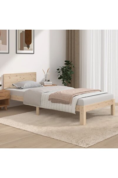 Concept Σκελετός κρεβατιού, 90x200 εκ., μασίφ ξύλο πεύκου