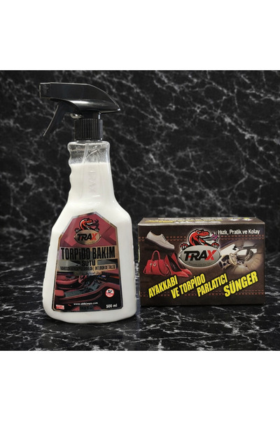 TRAX TORPİDO BAKIM SÜTÜ VE TORPİDO SÜNGERİ