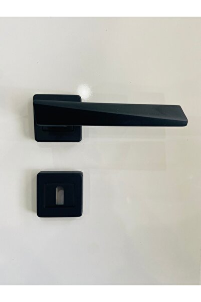 Sofuoğlu Piramit Kare Rozetli Oda Kapı Kolu Mat Siyah