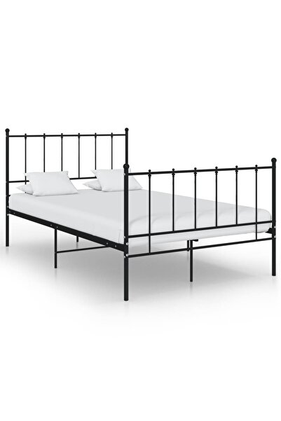 Concept Σκελετός κρεβατιού, μαύρος, 120x200 cm, μεταλλικός