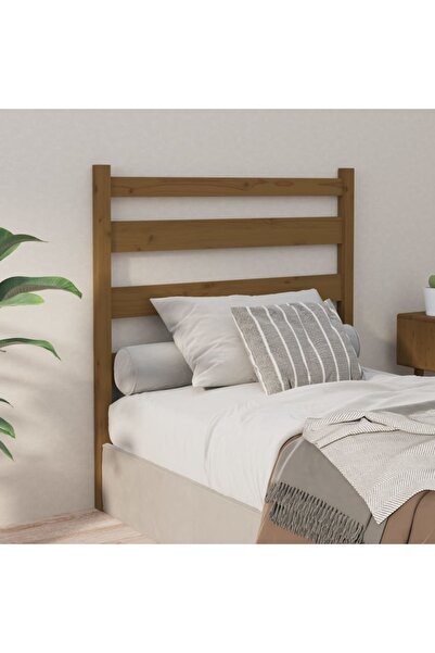 Concept Κομοδίνο, μελί καφέ, 106x4x100 εκ., μασίφ ξύλο πεύκου