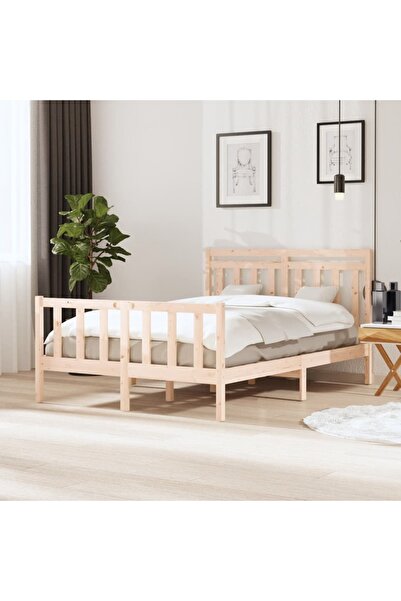 Concept Cadru de pat, 140x190 cm, lemn masiv