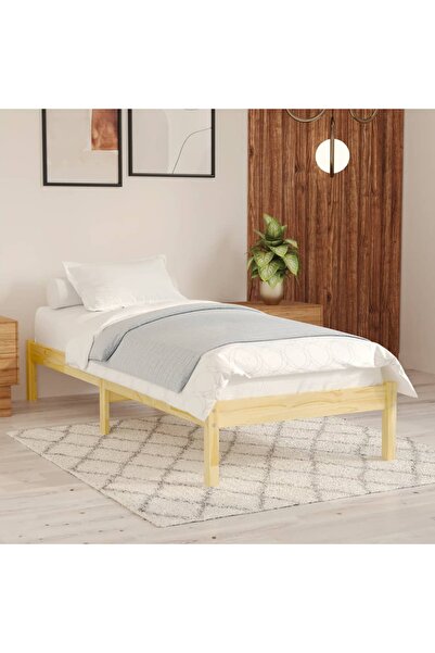Concept Σκελετός Μονό κρεβατιού UK Small, 75x190 cm, μασίφ ξύλο πεύκου
