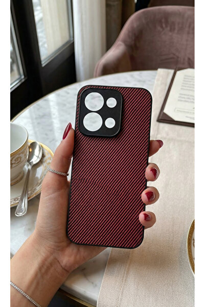 TechTrove Carbon Fiber D Textured Matte Dark Blue Premium Silicone Case Compa...