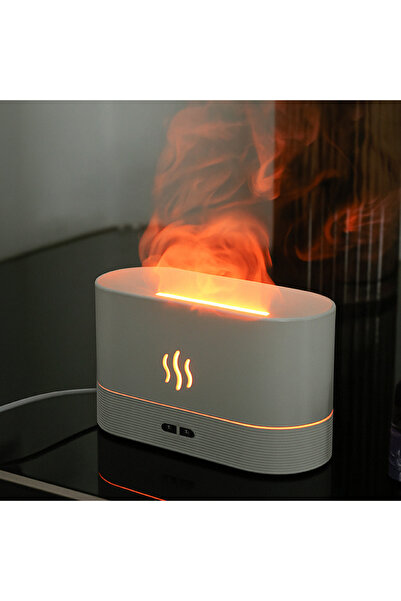 OEM Ultrasonic Humidifier With LED Flame Effect