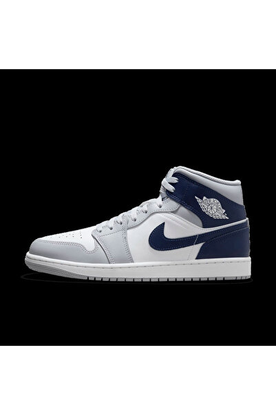 JORDAN Air 1 Mid "Wolf Grey & Midnight Navy" DQ8426-104