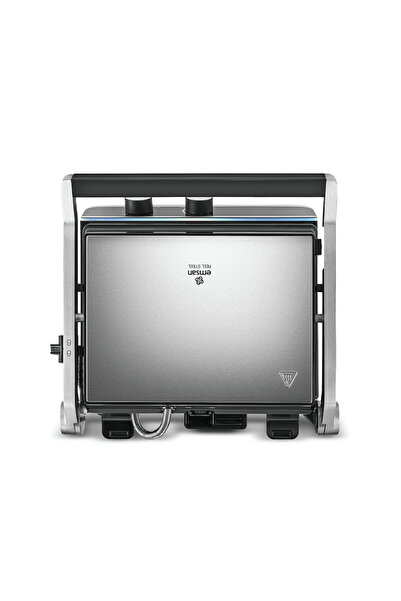 Emsan Emsan Nova Grill 6 Dilim Kapasiteli Inox Gövdeli Zaman Ayarlı Izgara ve Tost Makinesi 2000W