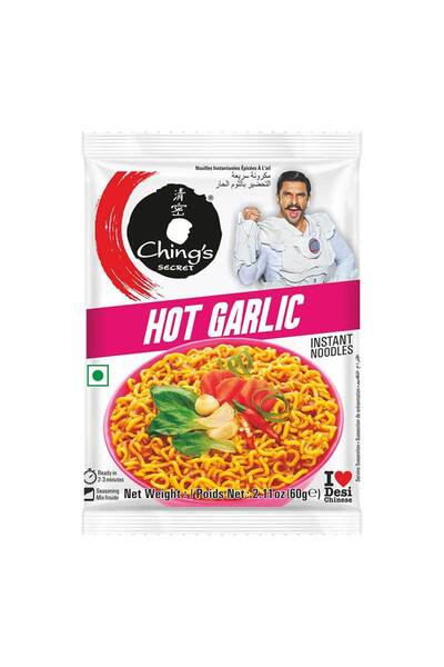 Chings HOT GARLIC NOODLES 60GM
