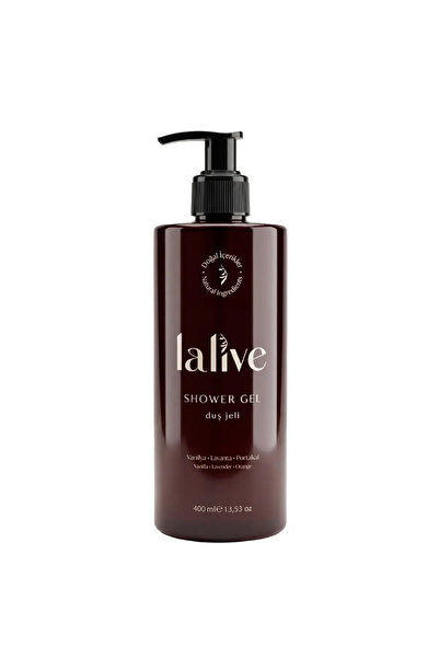 Lalive Doğal Duş Jeli – Vanilya & Lavanta & Portakal