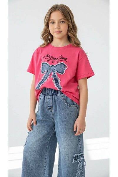 NURTOPU Σετ για κορίτσια, καλοκαιρινό κοντομάνικο, Βαμβάκι τεμάχια, χτενισμέν...