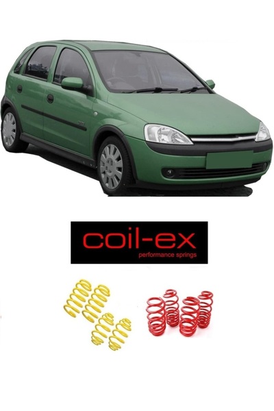 X POWER TUNİNG opel corsa c 2001.2007 coil-ex 4.cm spor helezon yay