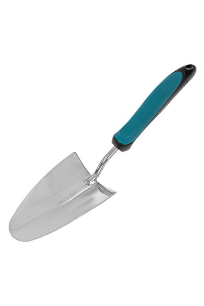 OEM Lopatica de Gradina din Otel Inoxidabil cu Maner din PP Negru Albastru 36cm